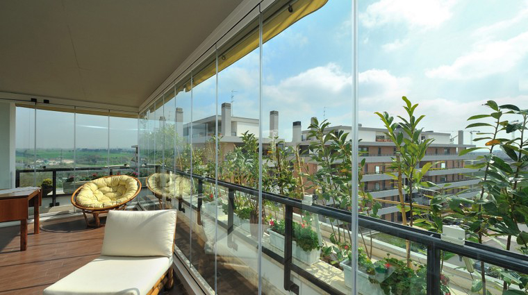 Paravento in vetro di Design