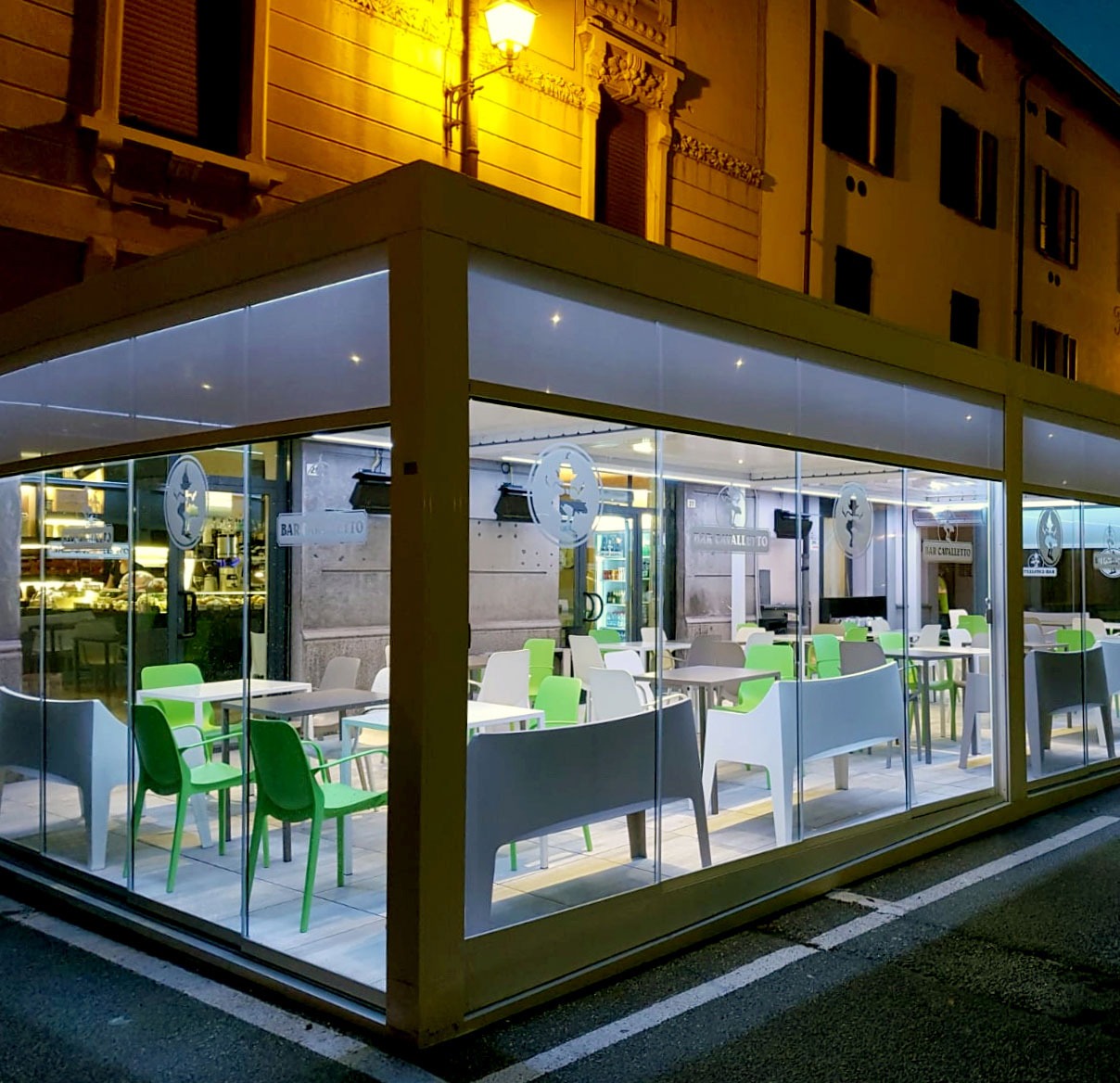 Vetrate Panoramiche per Gelaterie